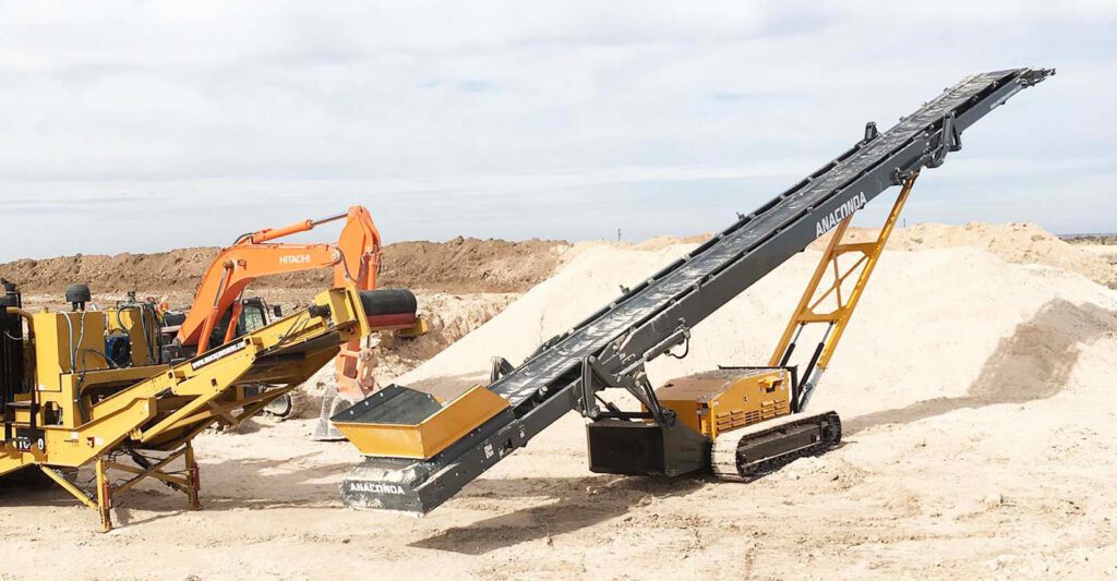 Anaconda TR75 Tracked Conveyor