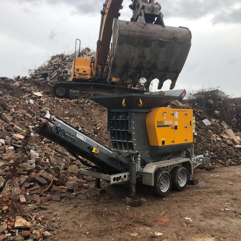 RubbleCrusher RC150V Trailer Crusher