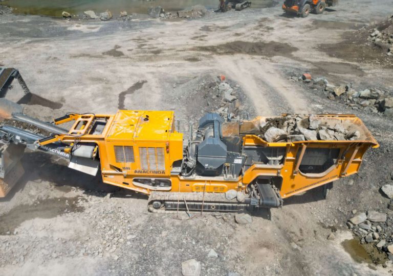 Processing Granite with an Anaconda J12 Jaw Crusher