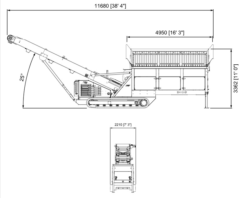Anaconda FTR100 Feeding Conveyor