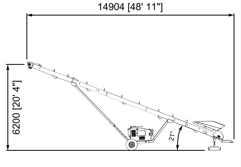 Anaconda ST50 Wheeled Conveyor