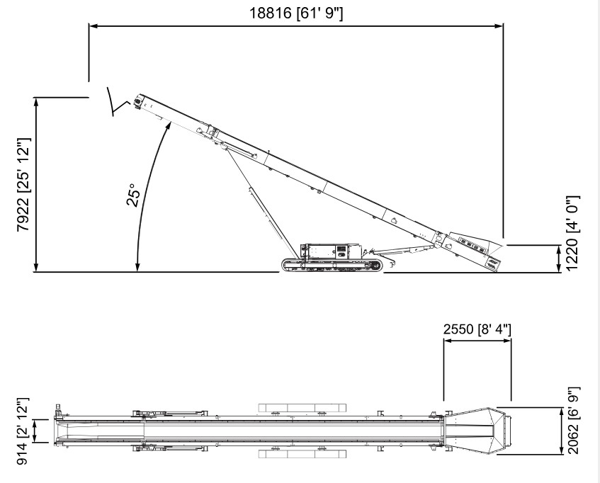 Anaconda TR60 Tracked Conveyor
