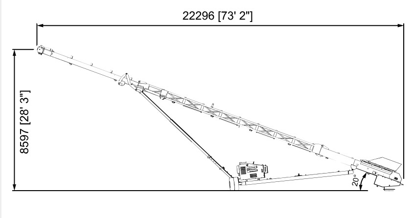 Anaconda ST80 Wheeled Conveyor