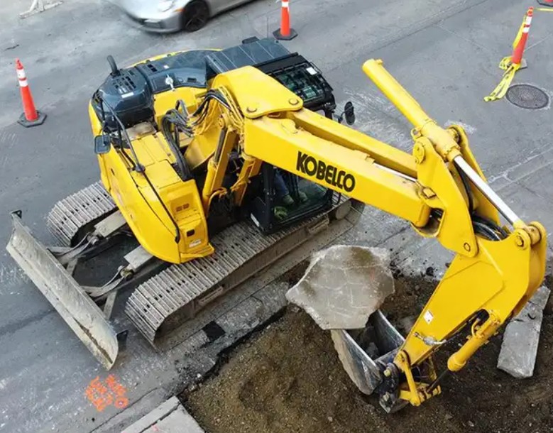 KOBELCO SK75SR-7 Offset Boom