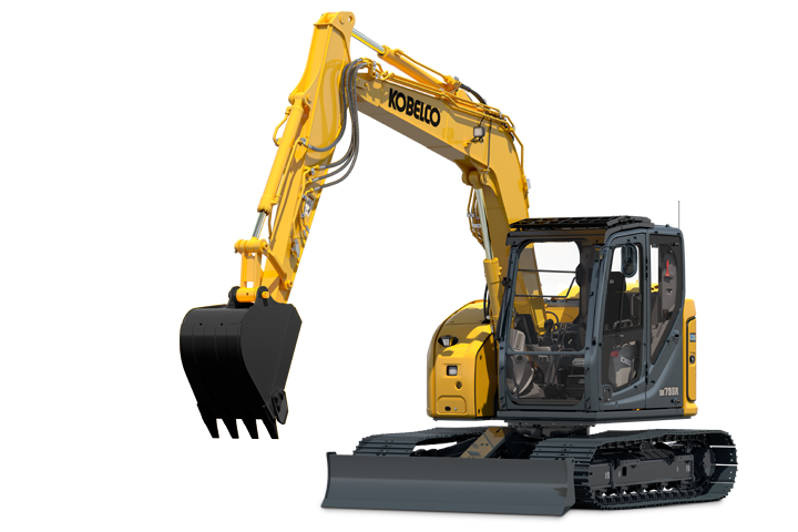 KOBELCO SK75SR-7 Offset Boom