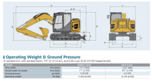 KOBELCO SK75SR-7 Offset Boom